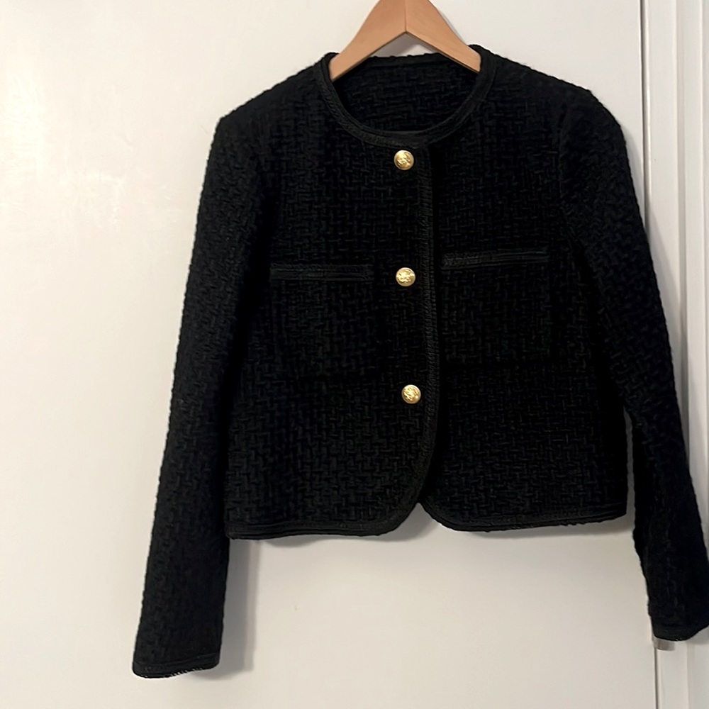Tweed wool blazer